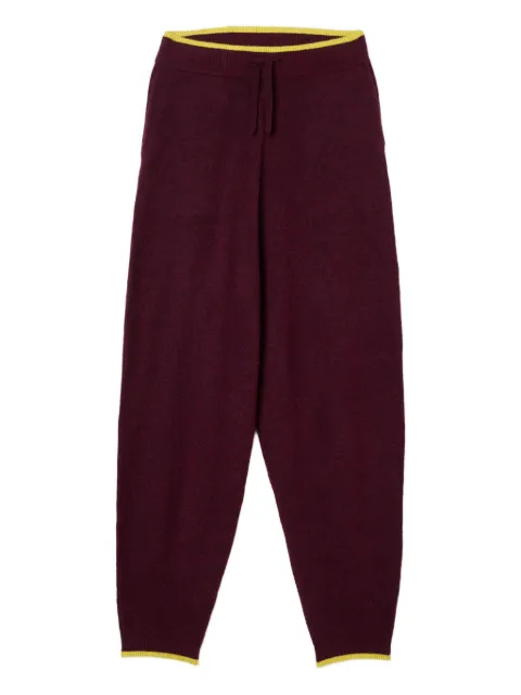 Sunnei elastic-waistband knit trousers Red RTWXKNW023KNT0477774BURNTAUBERGINE