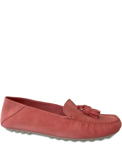 Loro Piana tassel suede loafers Pink FAN0109