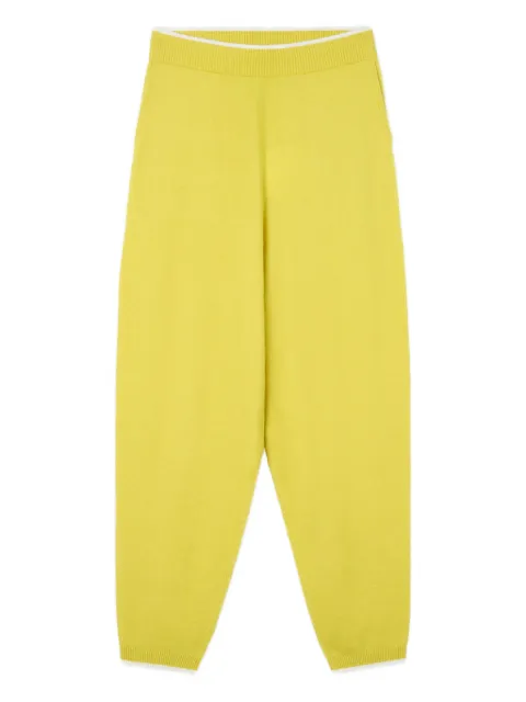 Sunnei elastic-waist knitted trousers Yellow RTWXKNW023KNT0470053CHARTREUSE