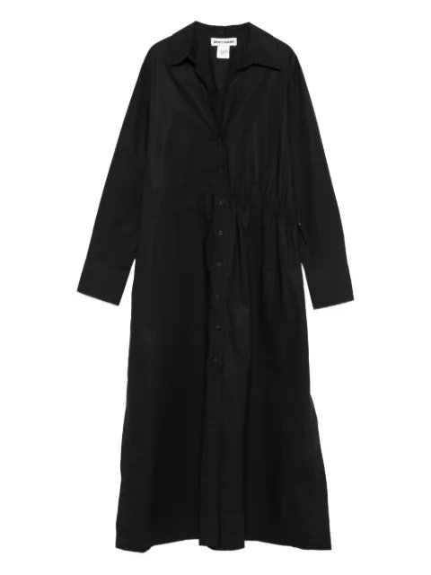 DKNY long-sleeve drawstring midi dress Black DJ5D9081