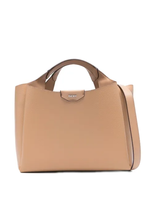 DKNY small logo-detail tote bag Neutrals R43DYG33