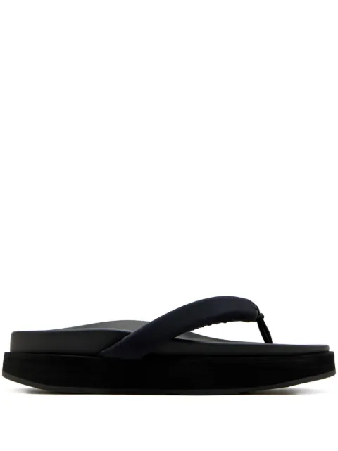 ONWUAD Cuda padded-thong sandals Black MW001E55