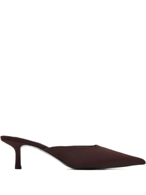 Senso 65mm pointed-toe kitten-heel mules Brown TABATHA