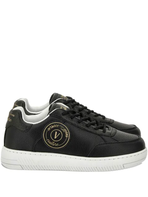 Versace Jeans Couture logo-patch sneakers Black 79VA3SJ5ZPB33