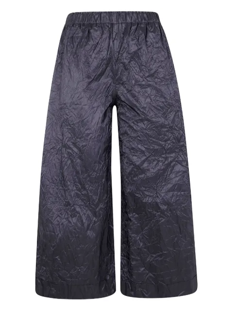 Daniela Gregis crumpled silk trousers Black P7FST183097