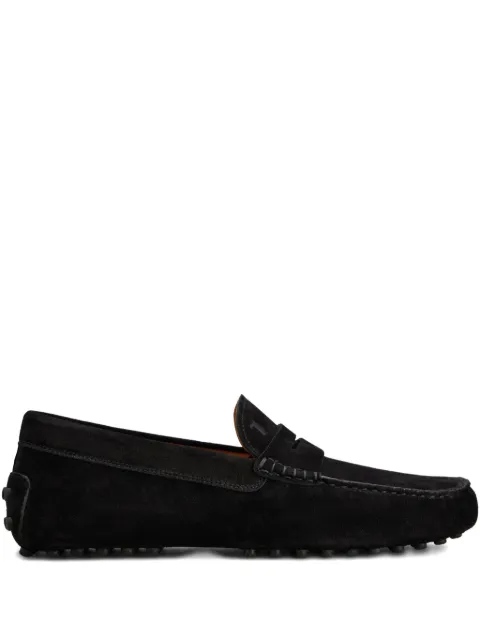 Tod's pebble-detail suede loafers Black XXM22L00010RE0