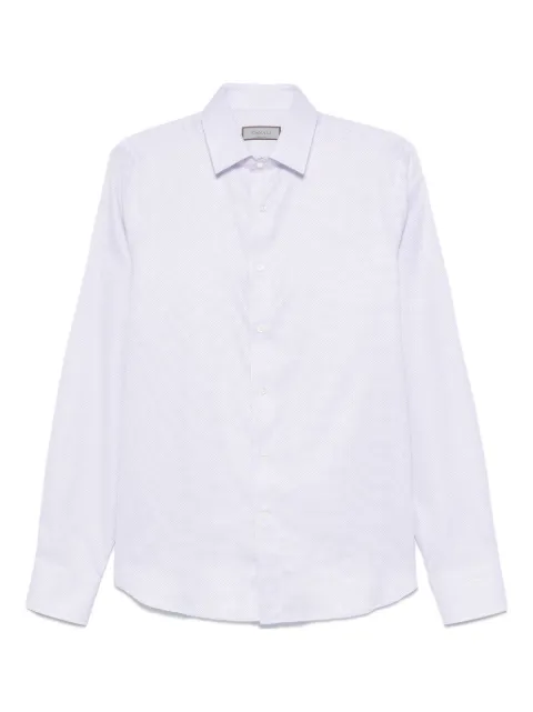 Canali buttoned cotton shirt Purple GR03625NCLX0A1