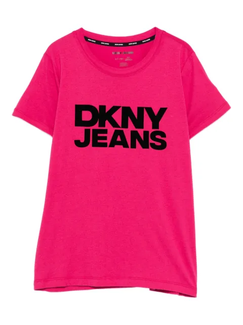 DKNY logo crew neck T-shirt Pink DJ4T1265
