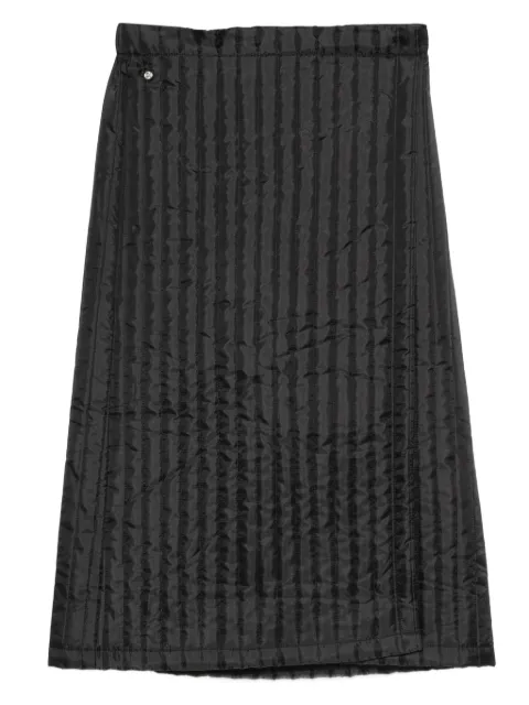 Bless Nº08 Monpe midi skirt Black 2026