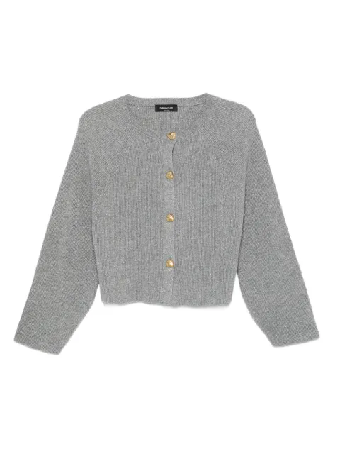 Fabiana Filippi ribbed button-closure cardigan Grey MAD215F078L5320000