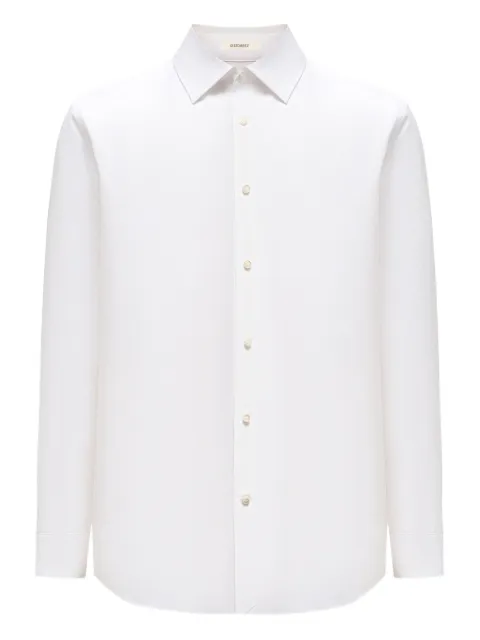 12 STOREEZ hand-stitched long-sleeved shirt White 126420