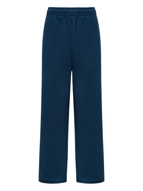 12 STOREEZ elasticated-waist cotton track pants Blue 121958