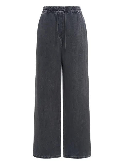 12 STOREEZ drawstring tie-fastening jeans Grey 126558