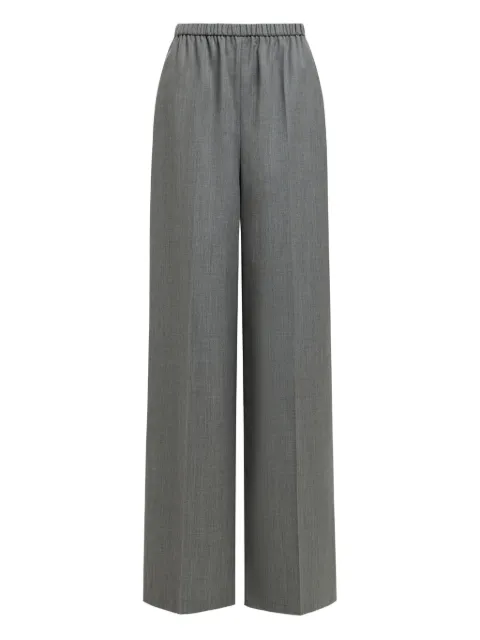 12 STOREEZ elastic-waist wool trousers Grey 127604