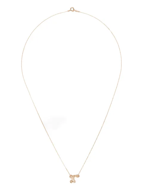 Charlotte Chesnais 18K yellow gold R diamond necklace Gold FJCO007DIAR