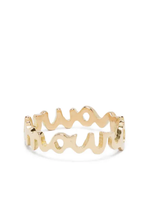 Wouters & Hendrix Gold 18kt yellow gold Amour Ring Gold RGC037YG