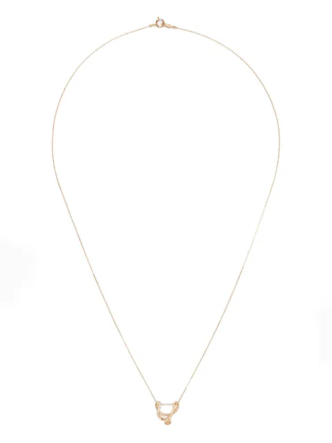 Charlotte Chesnais 18K yellow gold V diamond necklace Gold FJCO007DIAV