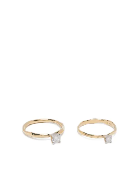 Wouters & Hendrix Gold 18K gold Toi et Moi diamond ring Gold RGD025YG