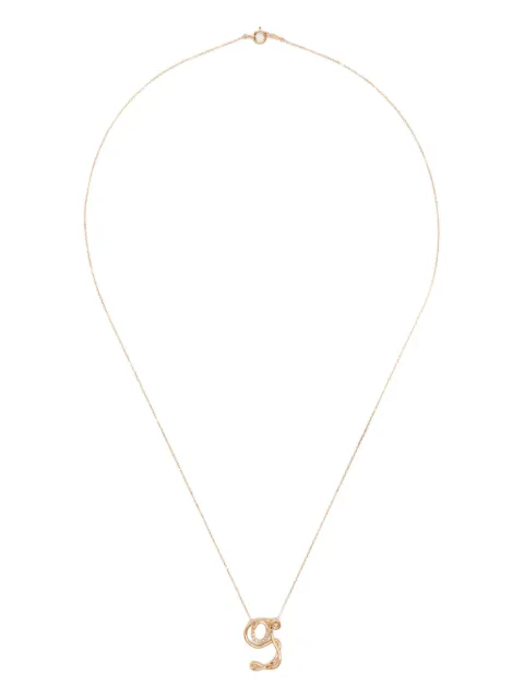 Charlotte Chesnais 18K yellow gold G diamond necklace Gold FJCO007DIAG