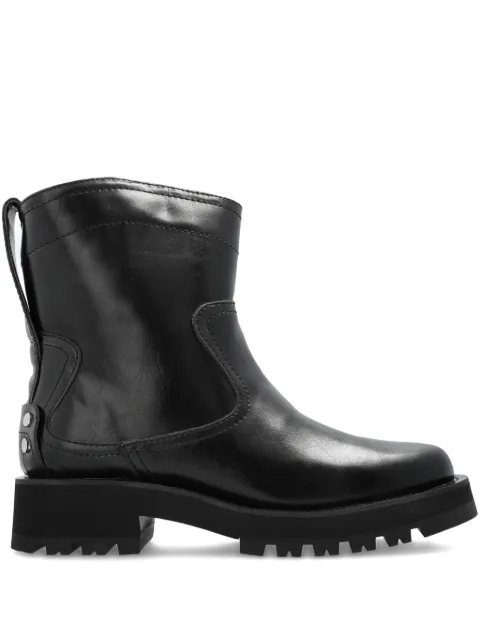 GANNI pull-on biker boots Black S3088