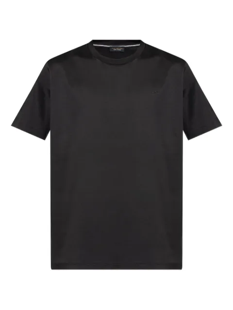 Paul & Shark logo-embroidered cotton T-shirt Black 15311623