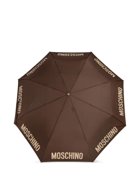 Moschino logo umbrella Brown 8064TOPLESSE