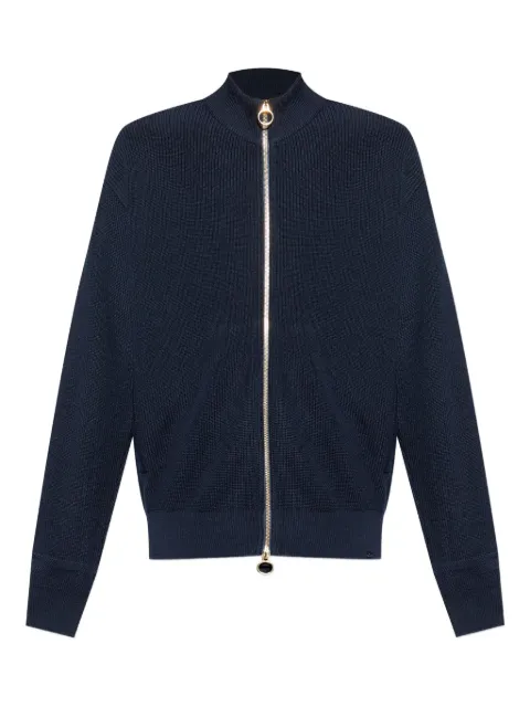 Paul & Shark ribbed zip-up cardigan Blue 15311275