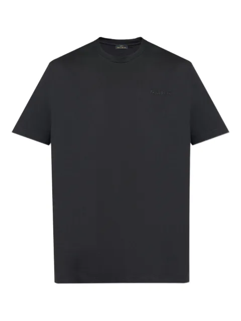 Paul & Shark logo-embroidered T-shirt Black 15311607