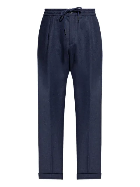 Paul & Shark wool blend straight-leg trousers Blue 15314077