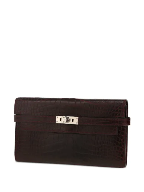 Hermès Pre-Owned Kelly wallet Red 418666