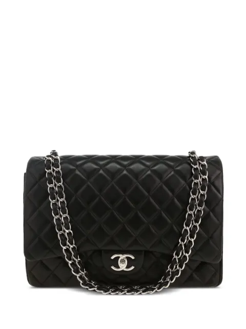CHANEL Pre-Owned Timeless Maxi Jumbo shoulder bag Black 413027