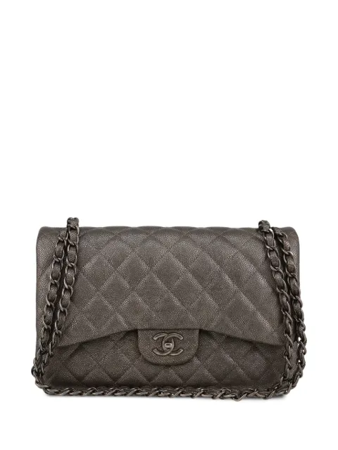 CHANEL Pre-Owned Timeless Jumbo shoulder bag Grey 408900