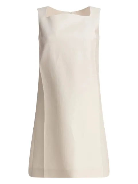 SANDBEIGE square-neck sleeveless dress Neutrals SBB2OP13ACIVORY
