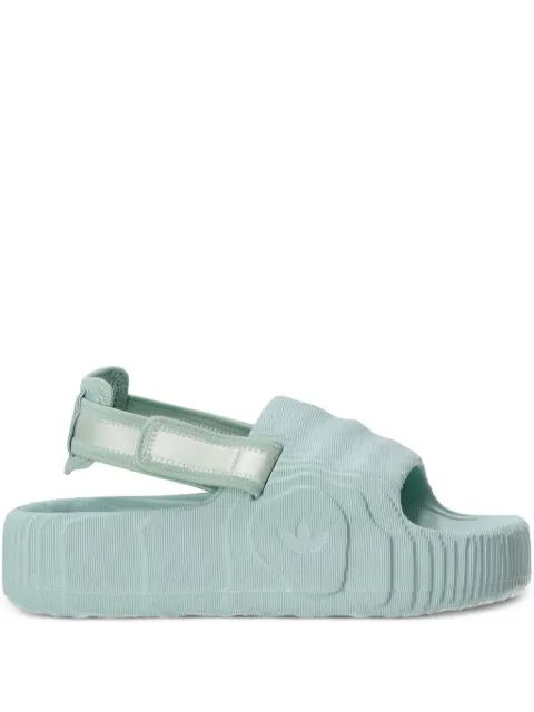 adidas Adilette textured slingback sandals Green JQ3274
