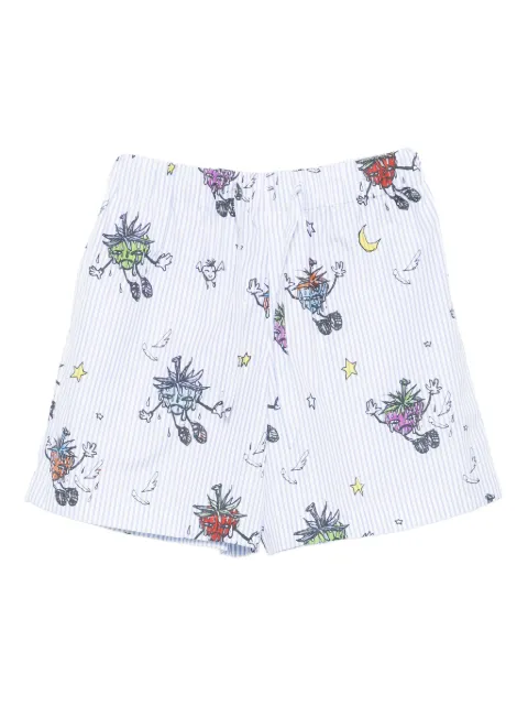 Sky High Farm Strawbabies shorts Blue SHF07P012