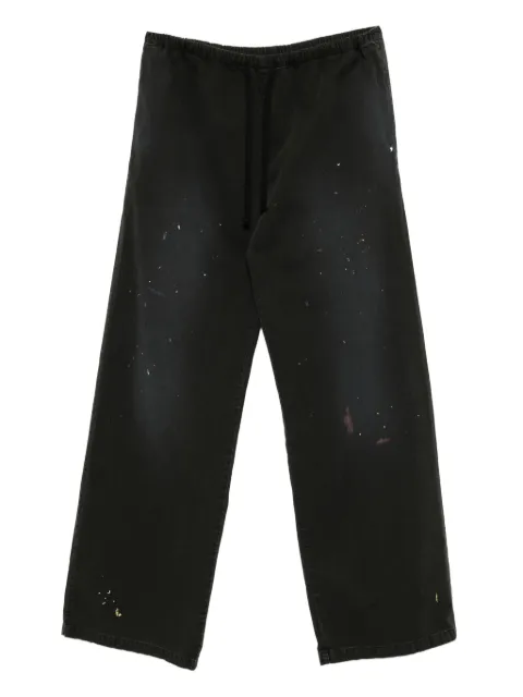 MM6 Maison Margiela cotton trousers Black SH2KA0030M35435
