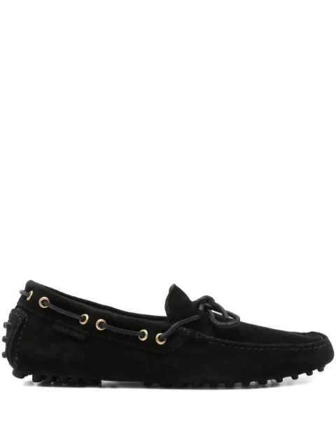 TOM FORD suede loafers Black J1529LCL422P