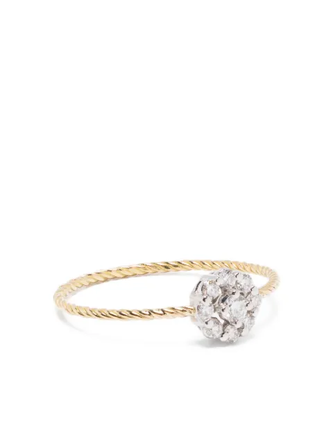 Wouters & Hendrix Gold 18kt yellow gold diamond ring Gold RGD006YG