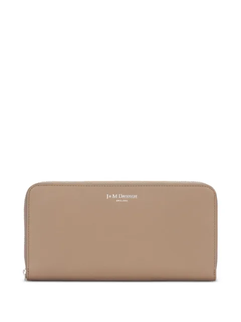 J&M Davidson zip-around leather wallet Brown SZAW0XXSCXX