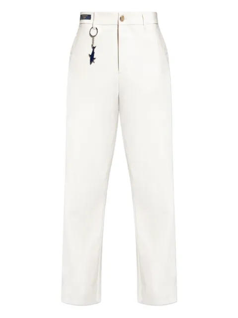 Paul & Shark straight-leg trousers White 15314043