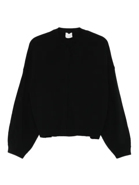 Alysi balloon-sleeve cardigan Black 265405A5045