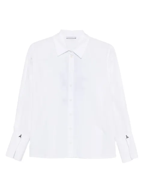 Patrizia Pepe rose-motif shirt White 8C0794A634