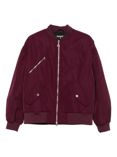 Patrizia Pepe zip-up bomber jacket Red 8O0185A619