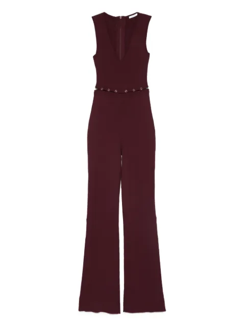 Patrizia Pepe knitted detailed jumpsuit Purple 8T0050K280