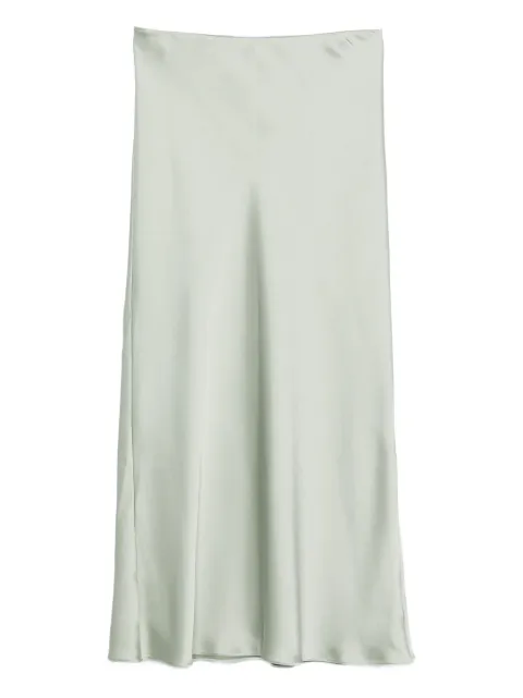 Patrizia Pepe satin midi skirt Green 8G0420A563