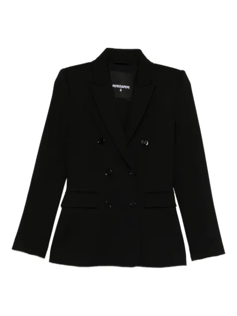 Patrizia Pepe double-breasted blazer Black 8S0542A025K