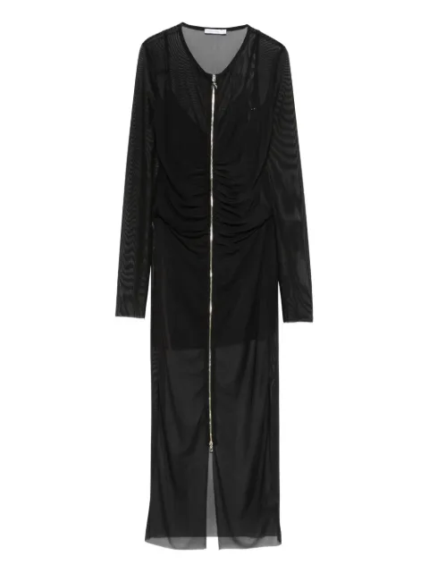 Patrizia Pepe mesh midi dress Black 8A1502J329