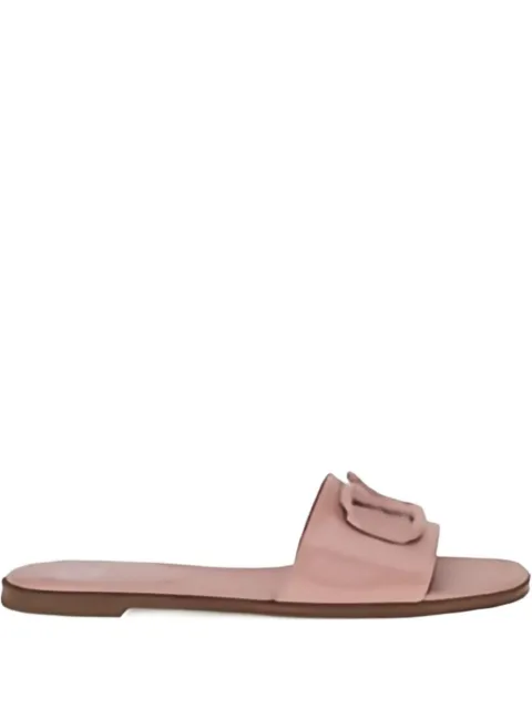 Valentino Garavani VLogo Signature flat sandals Pink WS0BD5TMK