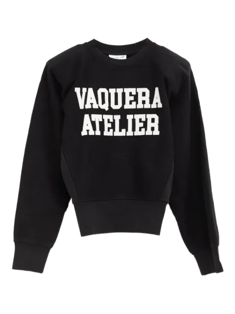 Vaquera cotton sweatshirt Black VAQ10T015