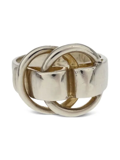 Hermès Pre-Owned 1990-2000s Deux Anneaux ring Silver RG195138